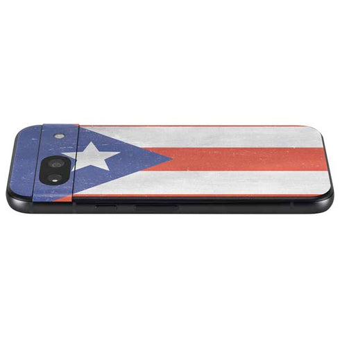 Puerto Rico Flag Distressed Google Pixel 8a Skin